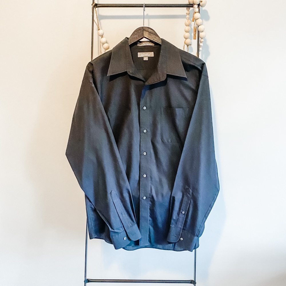 Croft and Barrow Black Dress Shirt
